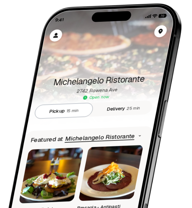 Michelangelo Ristorante app preview