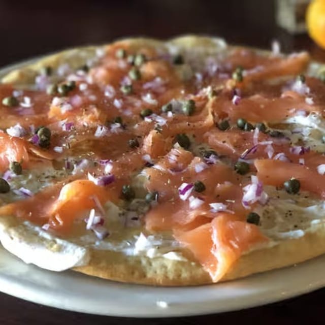 Al Salmone Pizza.