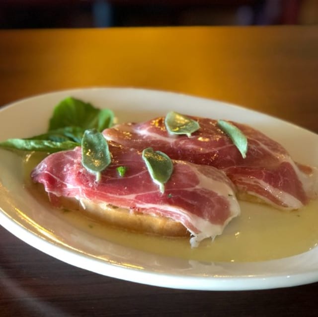 Crostini Di Prosciutto (Cooked Ham).