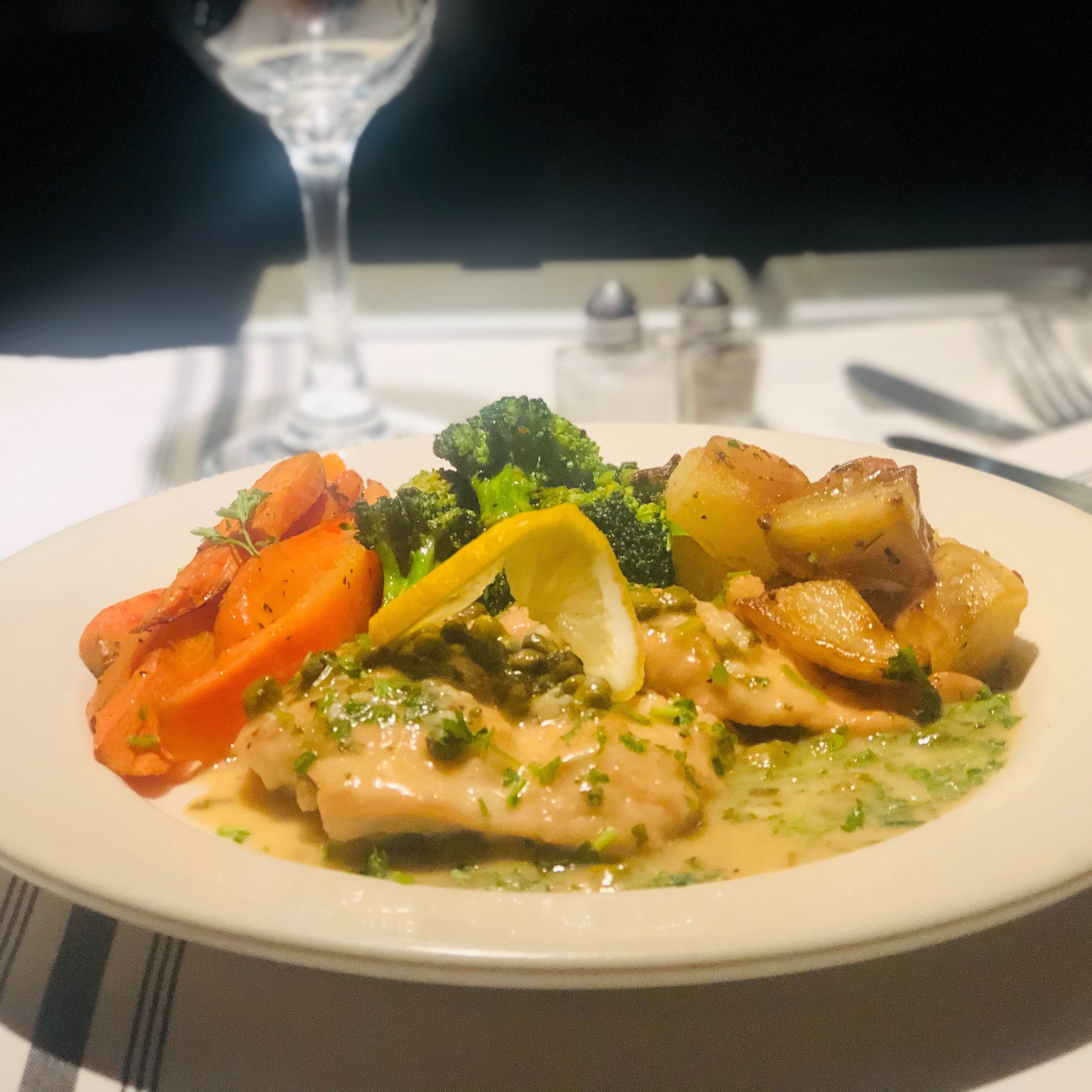 Filet of Sole Lemon & Caper.