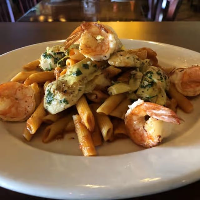 Penne Scampi.