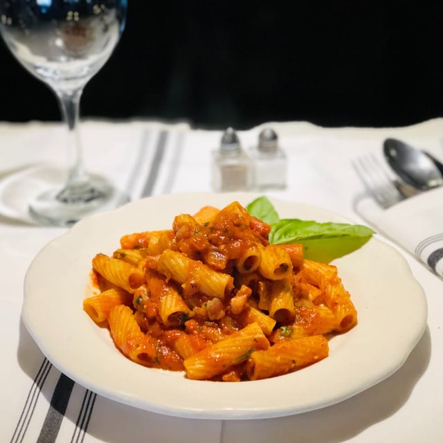 Rigatoni All Amatriciana.