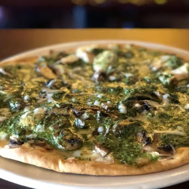 Pesto Pizza.