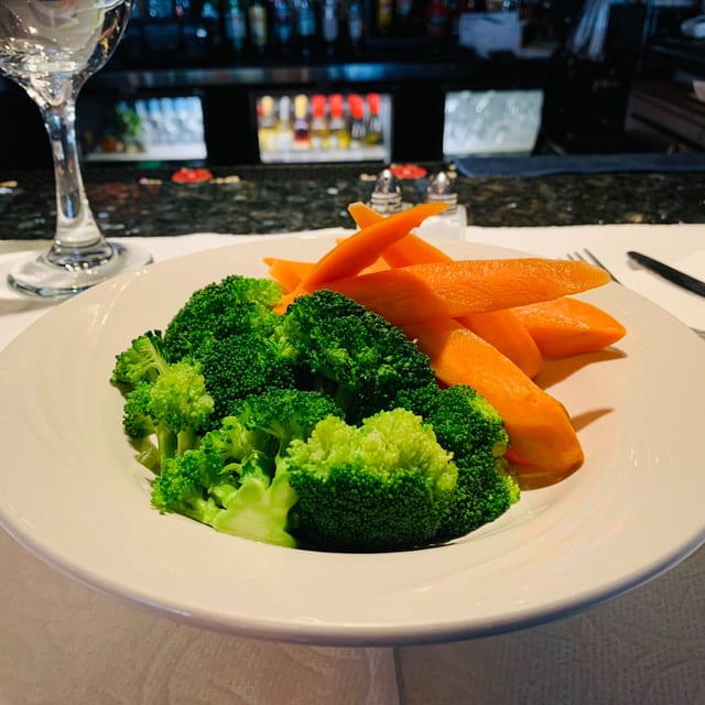 Mixed Steamed Vegetables.